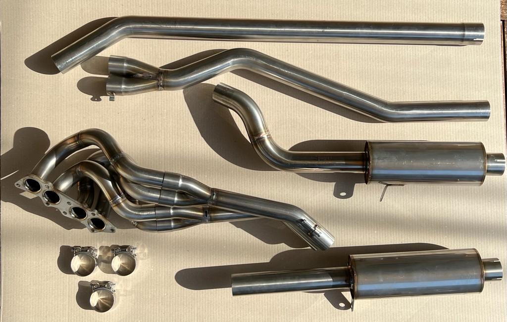 CAV1522 - COMPETITION EXHAUST WITH CENTRAL BARREL MADE IN STAINLESS STEEL