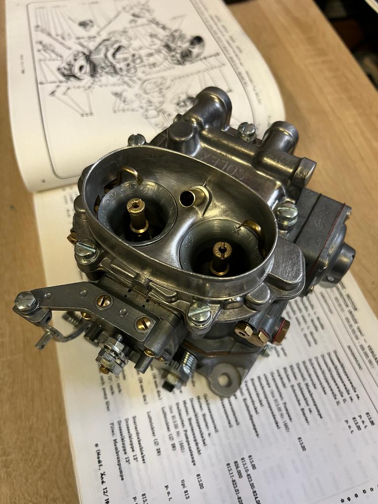 S40PAAIREV - Carburatore per Lancia Flaminia modelli monocarburatore Solex C40 PAAI revisionato perfettamente.