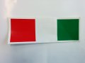 Italian flag sticker