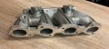 Racing inlet manifold for Fulvia 1300-1600. Good for mounting 45mm carburettors also on 1300 engines without changing distributor cap.
