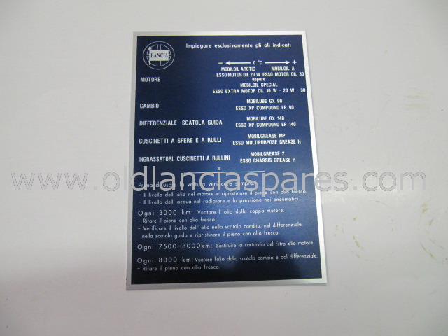 etichetta lubrificanti mm 120 x 170