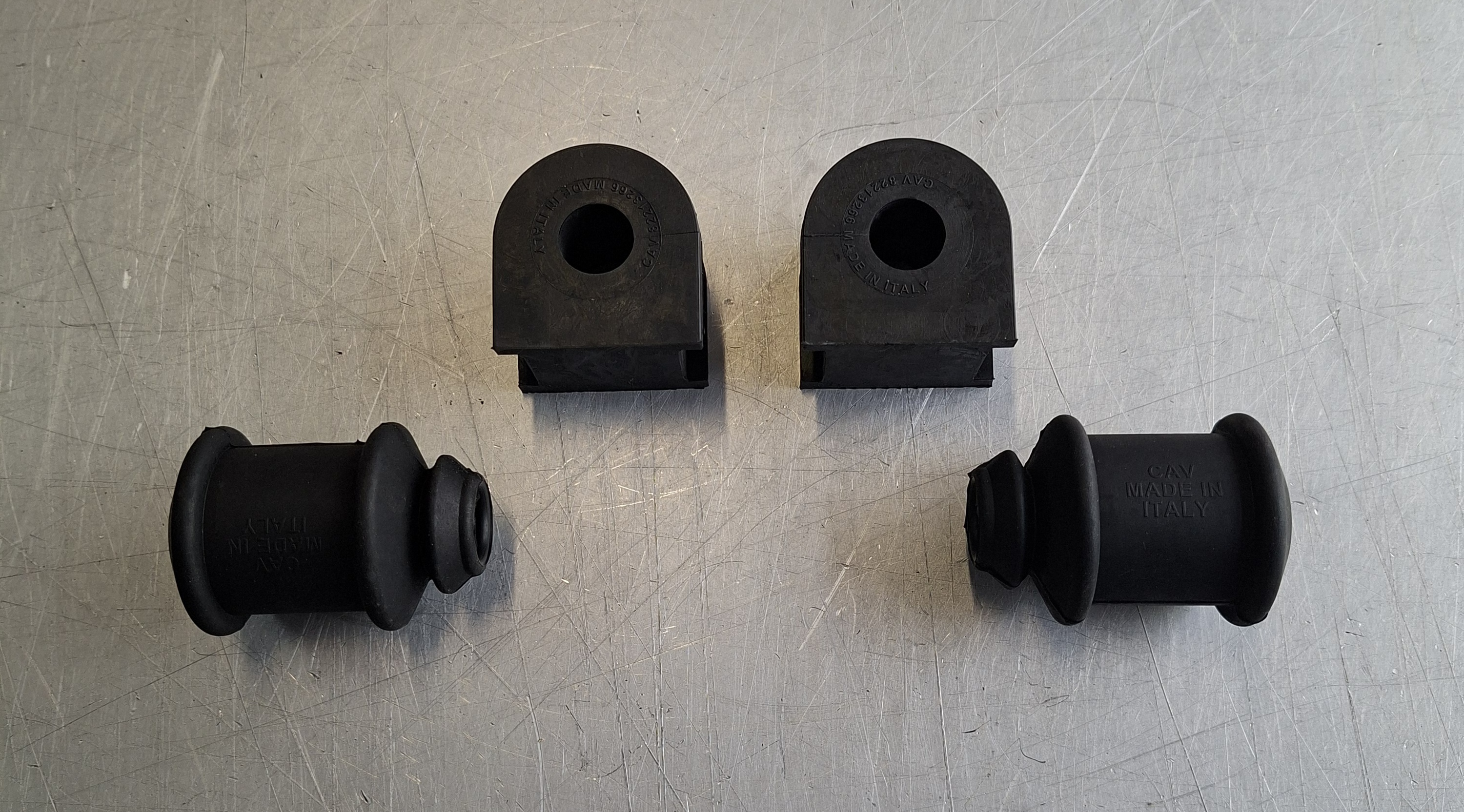 Kit boccole in gomma barra stabilizzatrice anteriore Lancia Fulvia