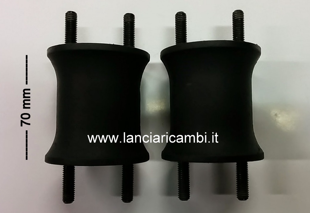 Tampone sostegno balestra anteriore ribassato (h 70mm) per tutte le Fulvia