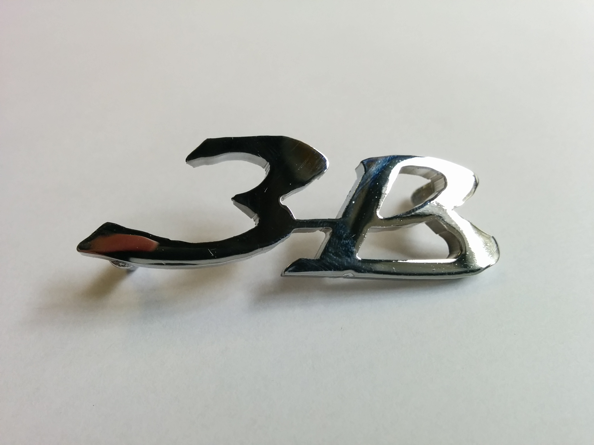 Scritta "3B" per Lancia Flaminia