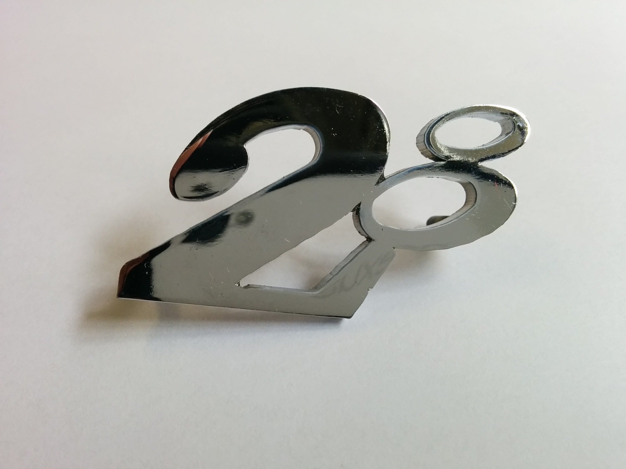 Scritta "2.8" per Lancia Falminia